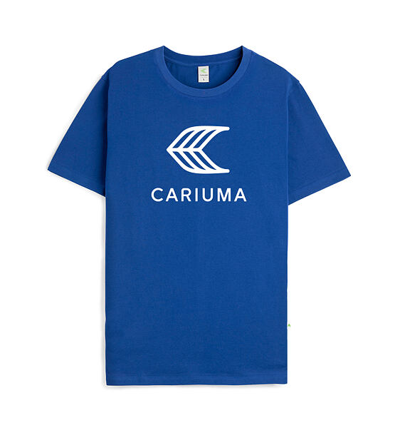 Triko Cariuma T-Shirt Dazzling Blue with Off-White Logo