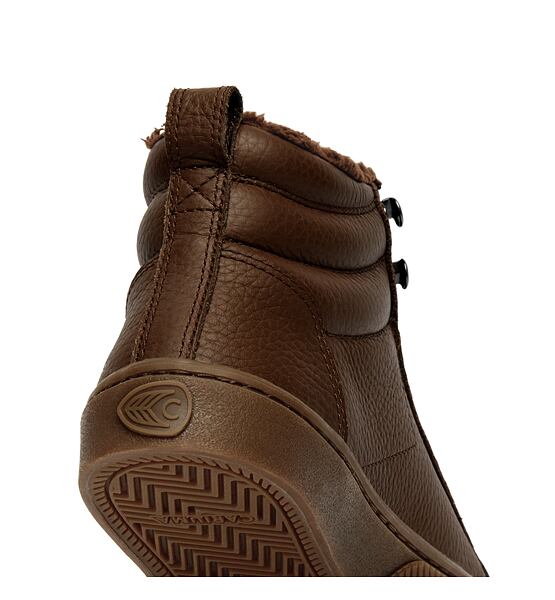 Pánské volnočasové boty Cariuma OCA Therma High Brown Premium Leather Boot