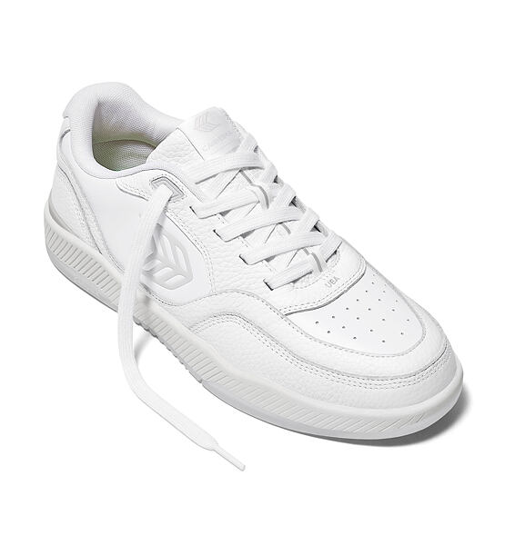 Mens leisure shoes Cariuma UBA White Premium Leather Ice Logo Sneaker