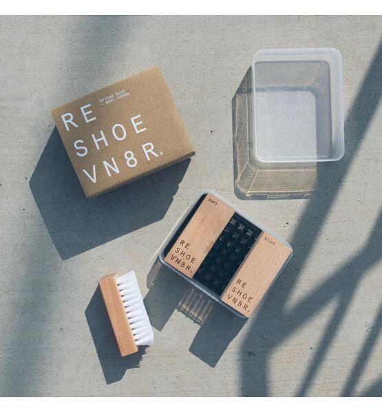 Brush Reshoevn8r Shoe Care 3 Brush Set + Bowl Combo
