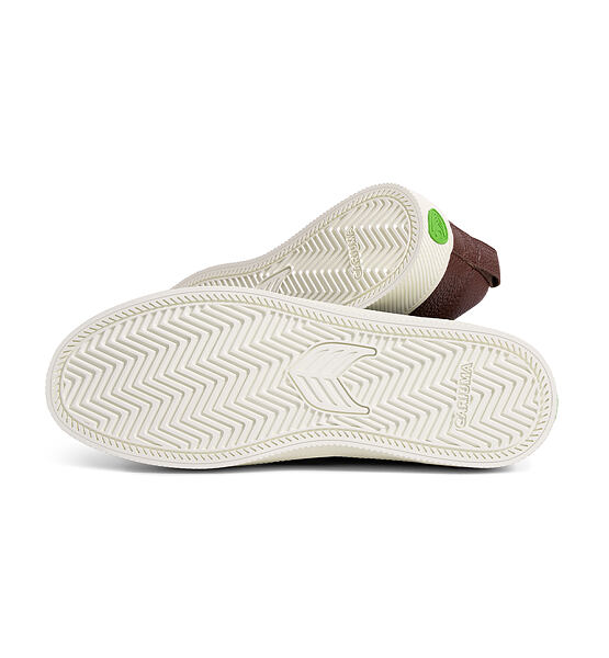 Dámské volnočasové boty Cariuma SLIP-ON Brown Premium Leather Sneaker