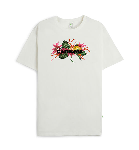 Triko Cariuma T-Shirt Off-White Cariuma Flowers