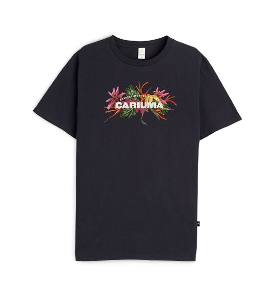 Cariuma T-Shirt Black Cariuma Flowers