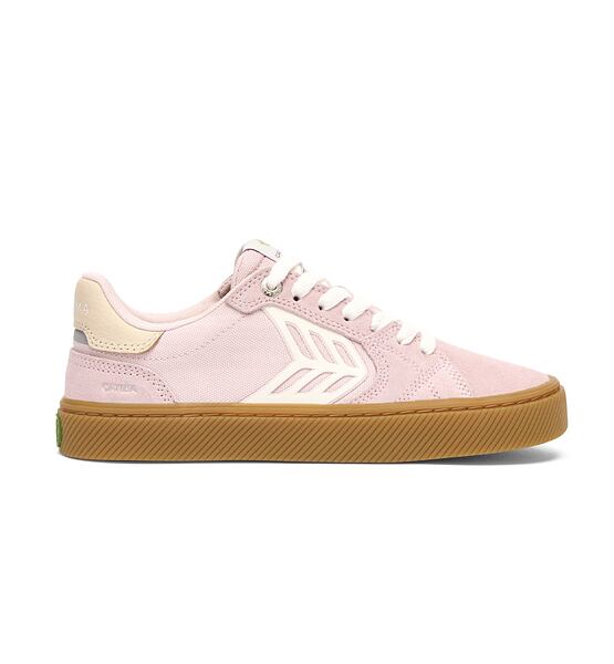 Mens leisure shoes Cariuma CATIBA PRO 2.0 Suede and Cordura Gum Pale LiLac