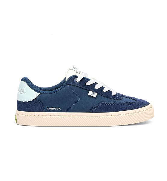 Womens leisure shoes Cariuma TOCA Nylon and Suede Bright Navy