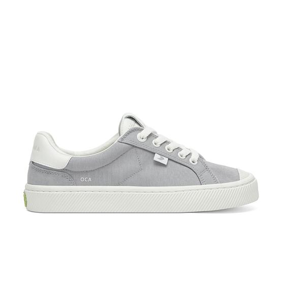 Womens leisure shoes Cariuma OCA 2.0 Nylon and Suede Light Grey