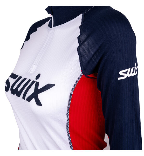 Womens functional T-shirt Swix RaceX Classic Half Zip W