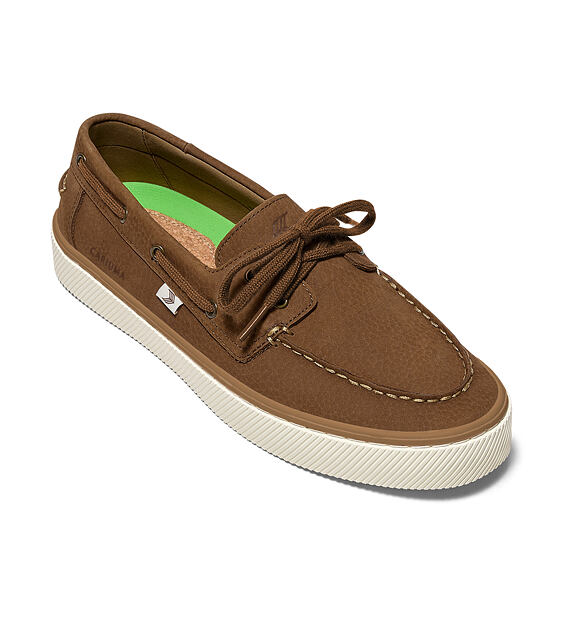 Pánské volnočasové boty Cariuma Mare Boat Shoe Mocha Nubuck