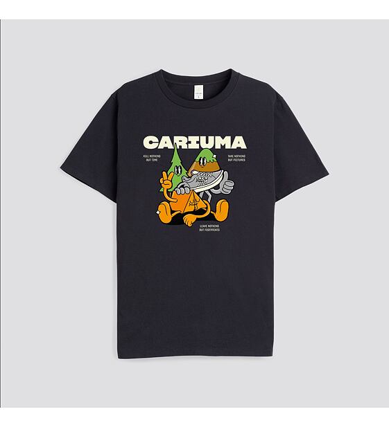 Cariuma T-Shirt Black Take Nothing Leave Nothing