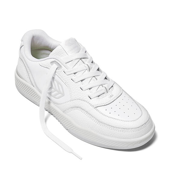 Mens leisure shoes Cariuma UBA White Premium Leather Ice Logo Sneaker
