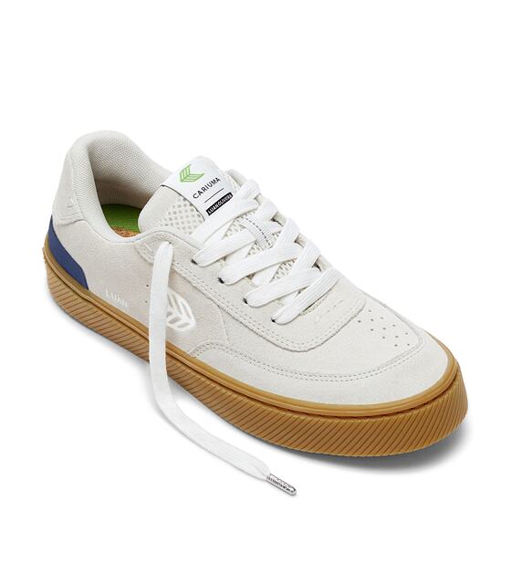 Mens leisure shoes Cariuma LUAN PRO Suede Smoke White