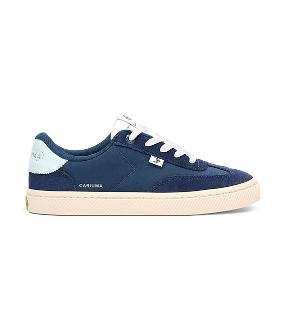 Womens leisure shoes Cariuma TOCA Nylon and Suede Bright Navy
