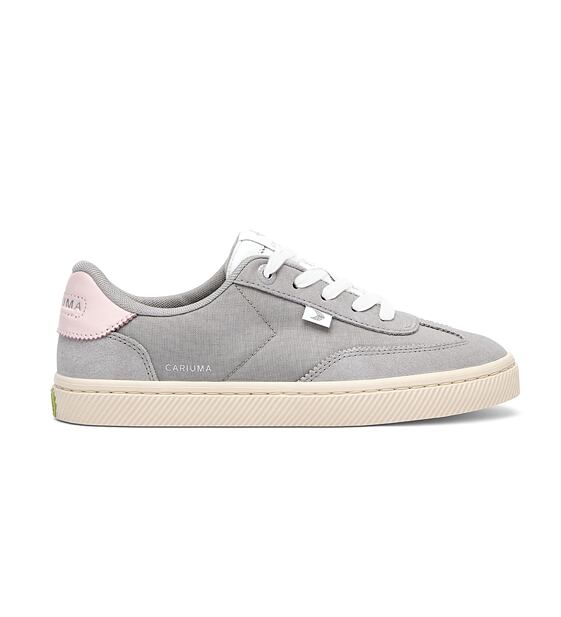 Womens leisure shoes Cariuma TOCA Nylon and Suede Light Grey