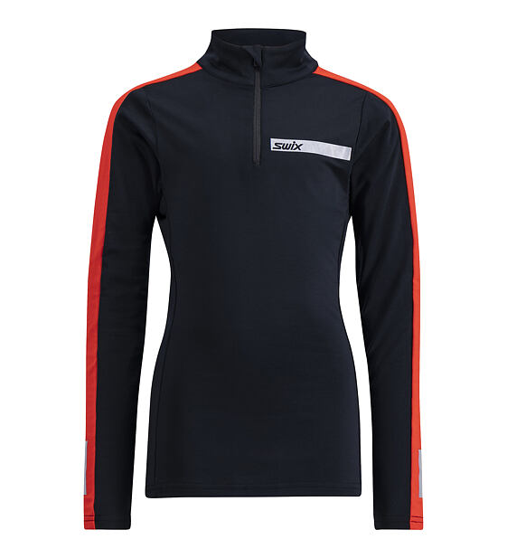 Junior functional sweatshirt Swix Roadline NTS Half Zip Baselayer Top Jr