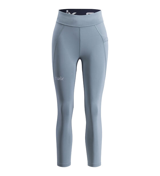 Womens Running Pants Swix Pace High Waist Cropped Tights W