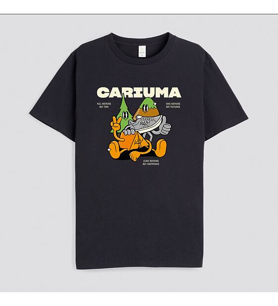 Cariuma T-Shirt Black Take Nothing Leave Nothing