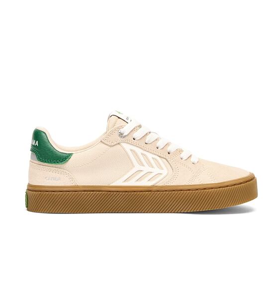 Womens leisure shoes Cariuma CATIBA PRO 2.0 Suede and Cordura Gum Angora