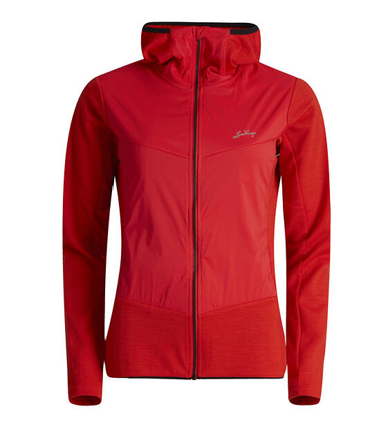 Womens merino sweatshirt Lundhags Padje Merino Block Hoodie W