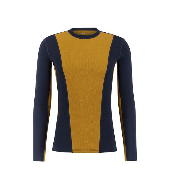 Mens merino T-shirt Ulvang Peak Map long sleeve T-shirt