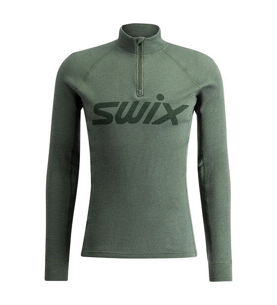 Mens functional T-shirt Swix RaceX Merino Half Zip M