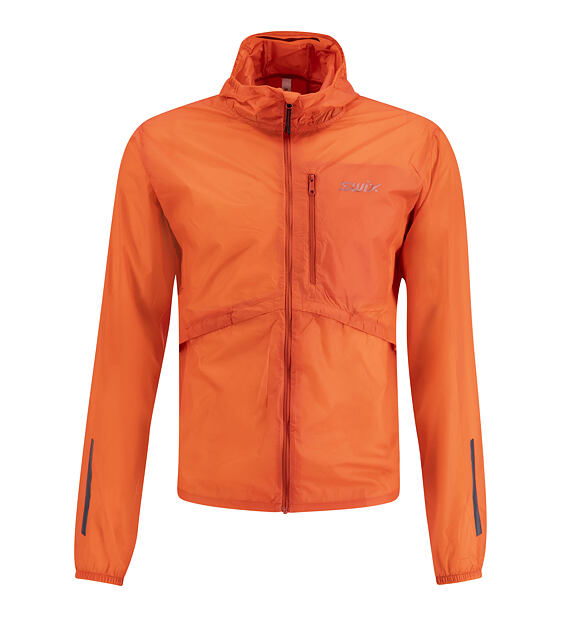 Mens running jacket Swix Pace Wind Light Hooded Jacket M