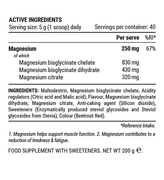 Recovery supplement Pillar Performance Triple Magnesium