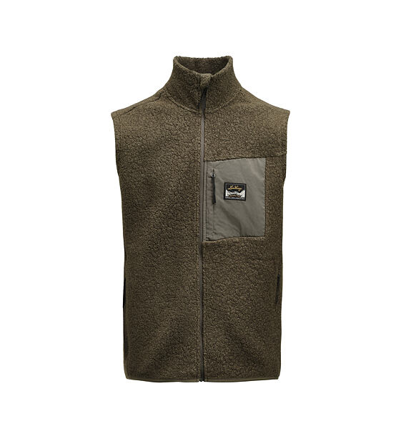 Mens merino vest Lundhags Flok Wool Ms Pile Vest