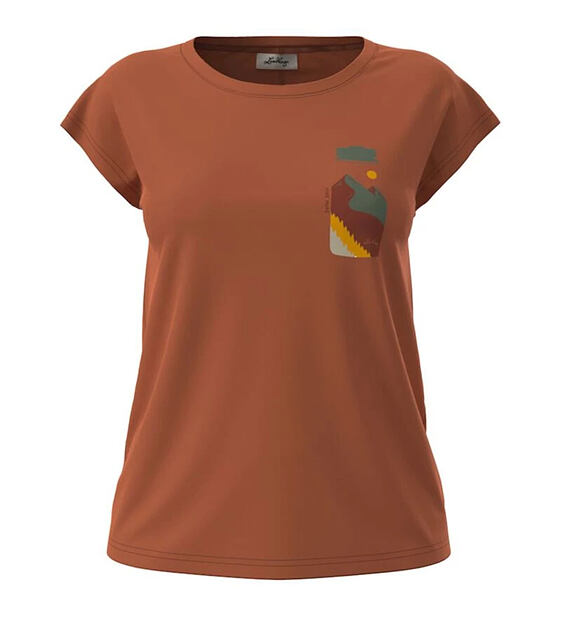 Womens T-shirt Lundhags Fulu Merino Bottle T-Shirt W