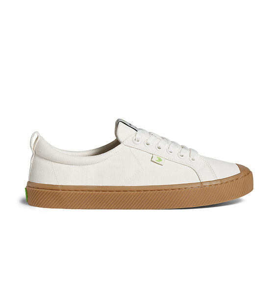 Dámské volnočasové boty Cariuma OCA Low Gum Off-White Canvas Sneaker