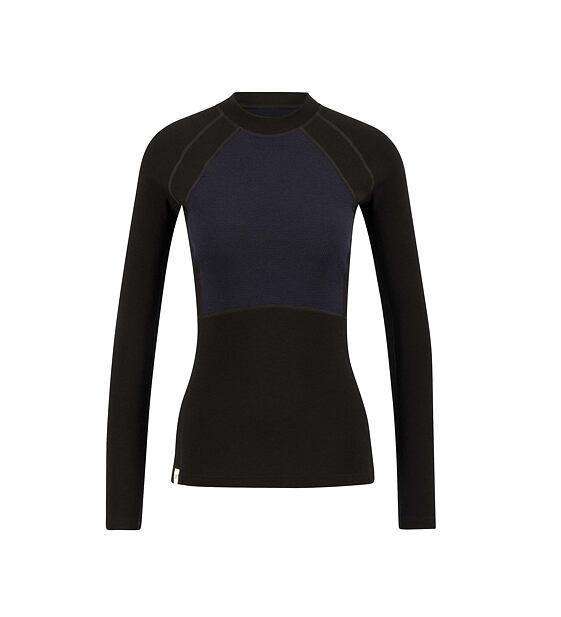 Womens merino T-shirt Ulvang Peak Map long sleeve T-shirt