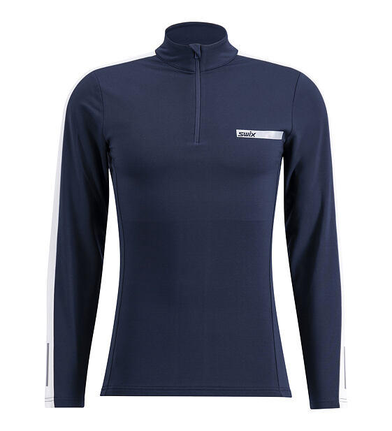 Mens functional T-shirt Swix Roadline NTS Half Zip Baselayer Top M