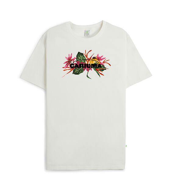 Triko Cariuma T-Shirt Off-White Cariuma Flowers