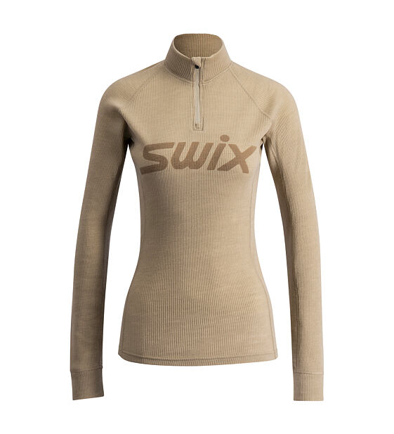 Womens functional T-shirt Swix RaceX Merino Half Zip W