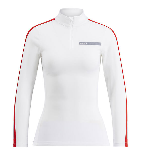 Womens functional T-shirt Swix Roadline NTS Half Zip Baselayer Top W