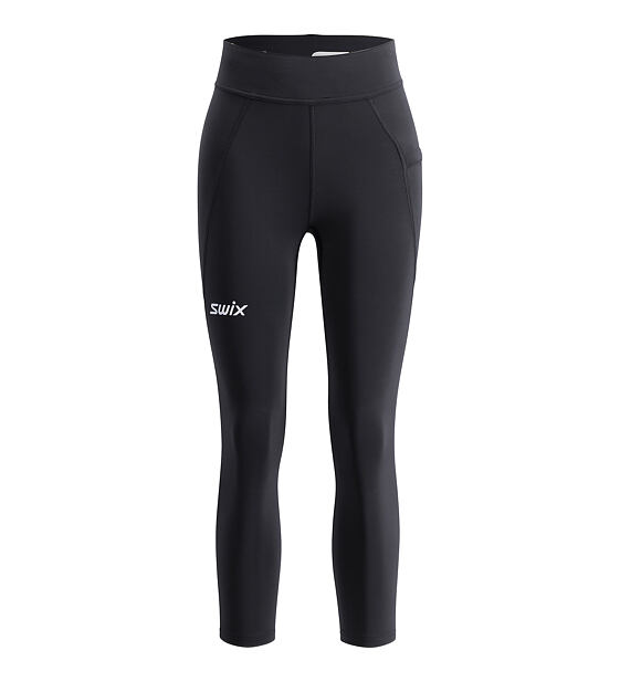 Womens Running Pants Swix Pace High Waist Cropped Tights W
