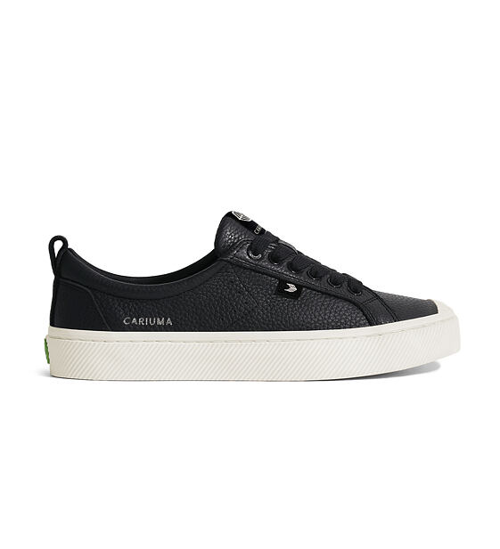 Pánské volnočasové boty Cariuma OCA Low Black Premium Leather Sneaker