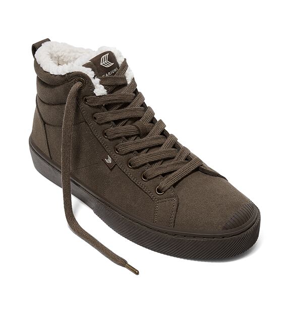 Pánské volnočasové boty Cariuma OCA Therma High All Teak Suede Boot