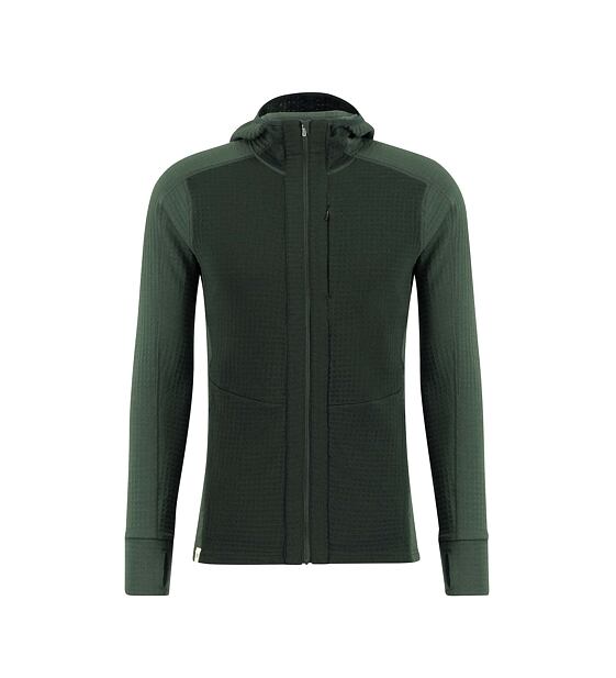 Mens merino sweatshirt Ulvang Peak Field Hooded Full Zip Midlayer