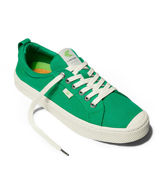 Womens leisure shoes Cariuma OCA Canvas Green