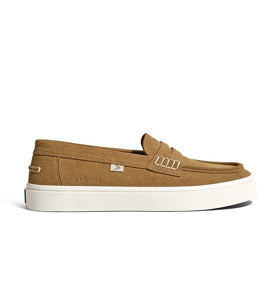 Mens leisure shoes Cariuma CAJU Loafer Camel Suede