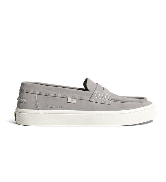 Mens leisure shoes Cariuma CAJU Loafer Light Grey Suede