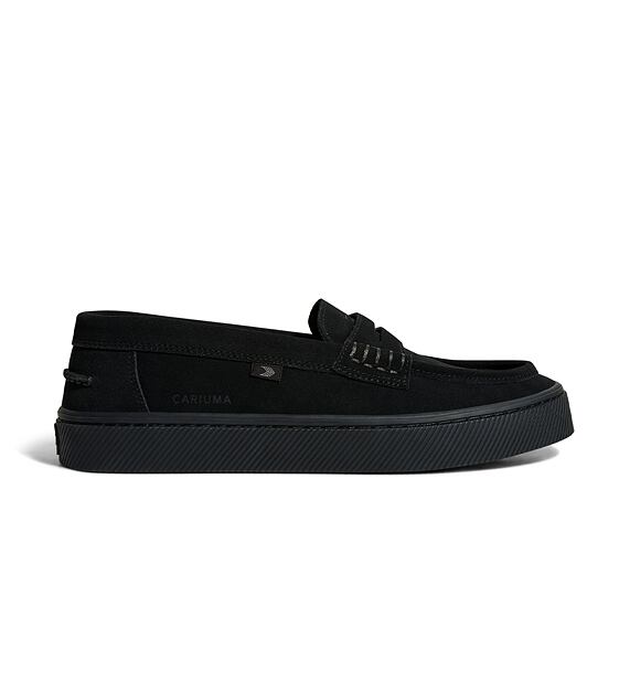 Womens leisure shoes Cariuma CAJU Loafer All Black Suede