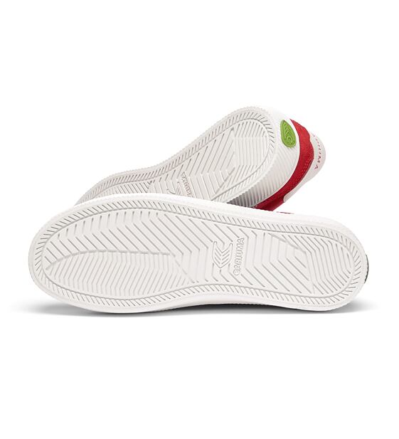 Womens leisure shoes Cariuma OCA 2.0 Nylon and Suede Scarlet Red