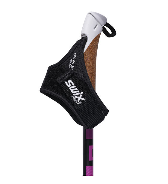 Cross-country poles Swix Dynamic D3 Pole Pink