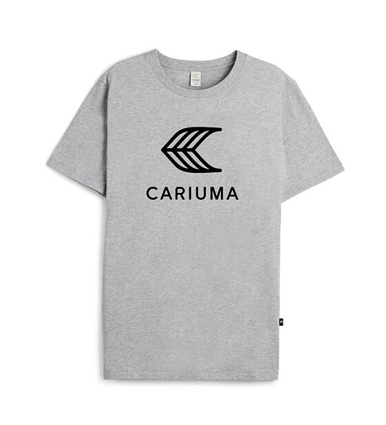 Cariuma T-Shirt Melange Grey with Black Logo