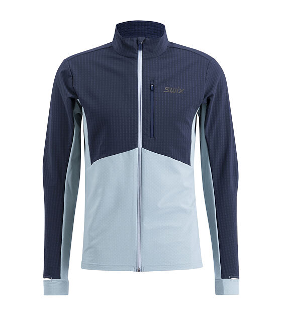 Mens functional sweatshirt Swix Pace Hybrid Full Zip Midlayer M
