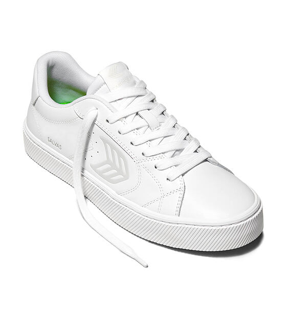 Womens leisure shoes Cariuma SALVAS White Leather Sneaker