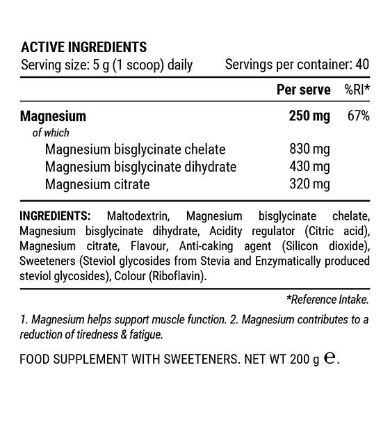 Recovery supplement Pillar Performance Triple Magnesium