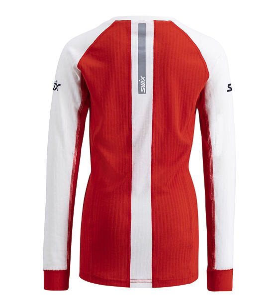 Junior functional T-shirt Swix Roadline RaceX Long Sleeve Jr