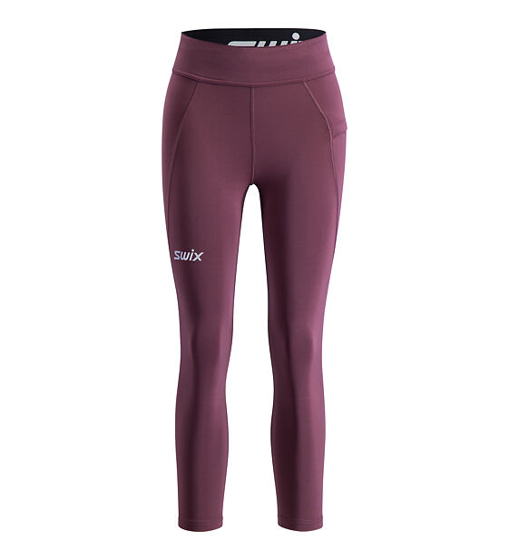 Womens Running Pants Swix Pace High Waist Cropped Tights W